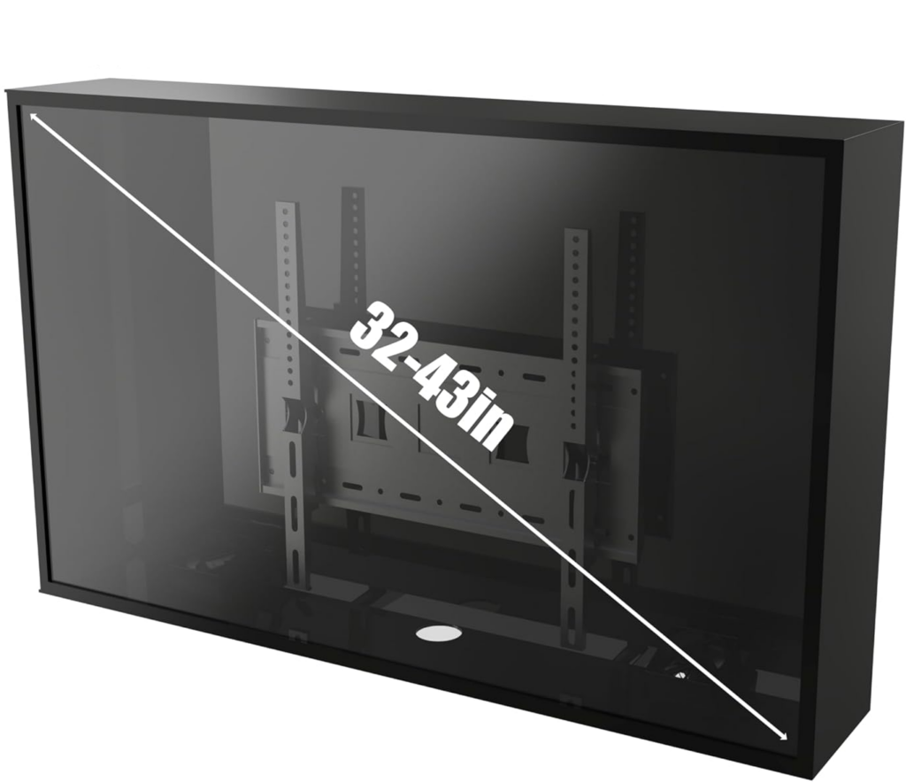 outdoor TV enclosure weatherproof插图1 outdoor TV enclosure weatherproof插图1