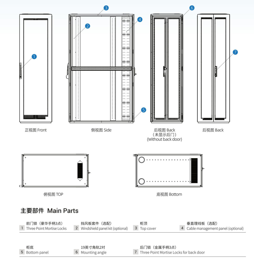 42u Server Rack Enclosures插图1 42u Server Rack Enclosures插图1