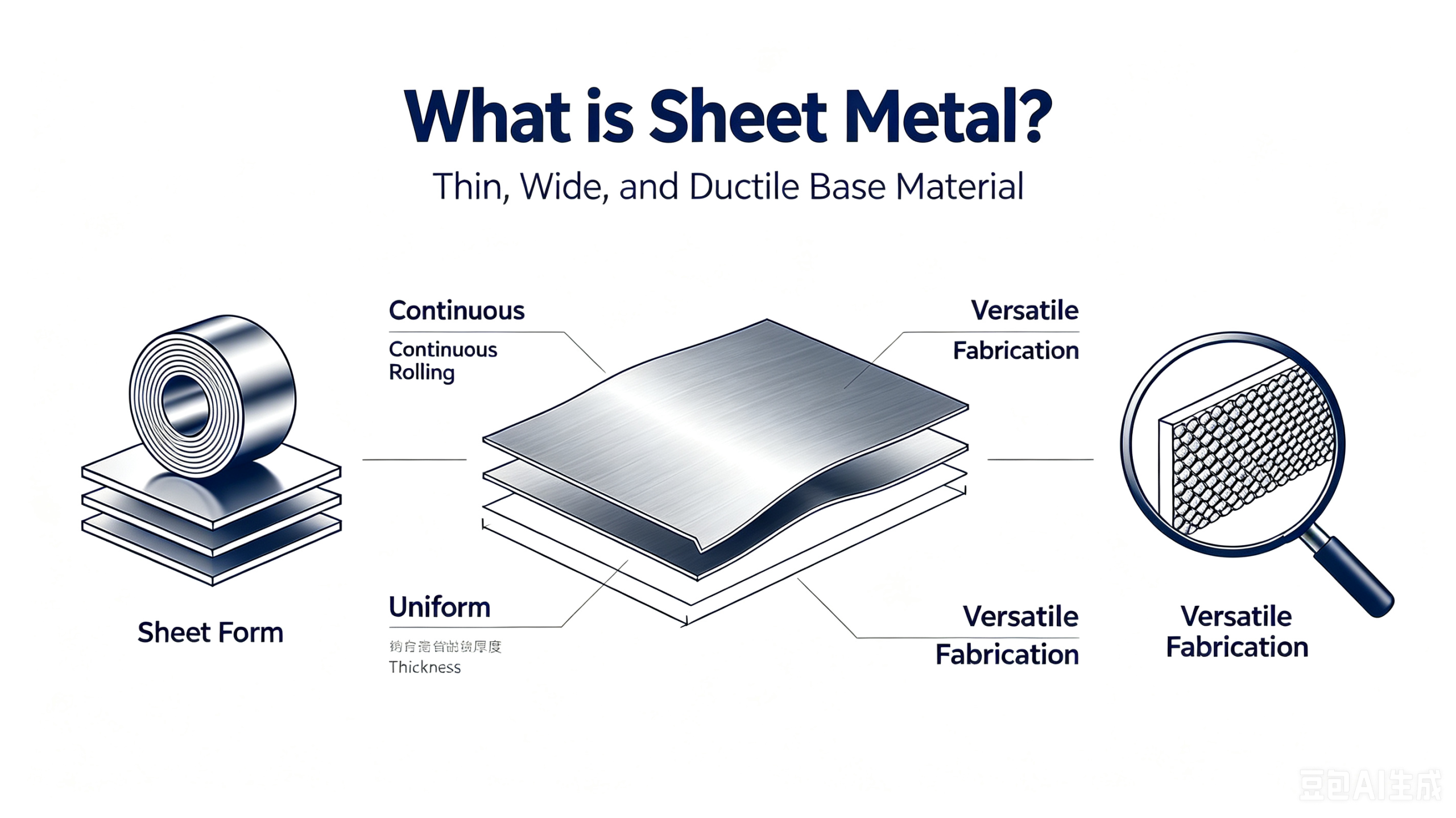 What Is Sheet Metal Fabrication? Process, Materials, Benefits & Applications插图 What Is Sheet Metal Fabrication? Process, Materials, Benefits & Applications插图