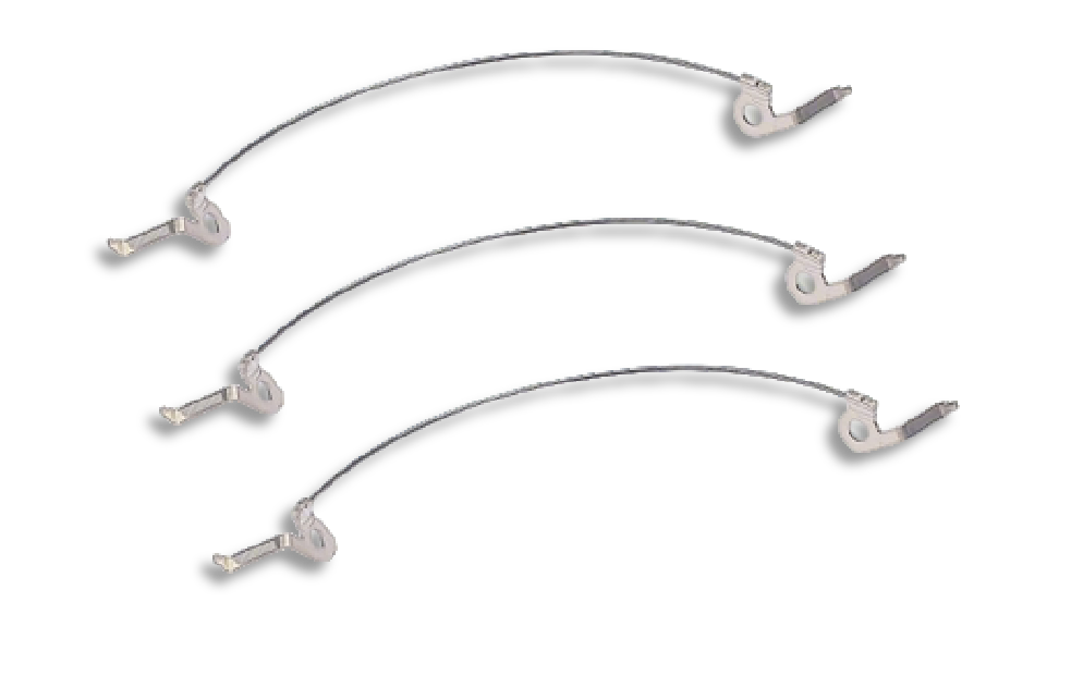 Custom Nitinol Shape Memory Alloy Wire with Copper Riveted Terminals