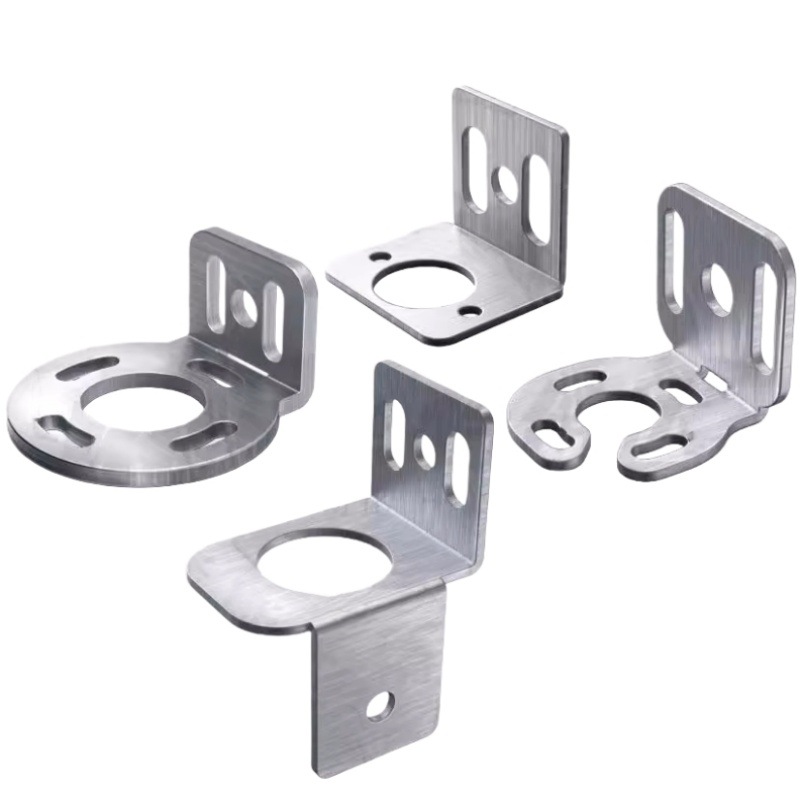 Custom Stainless Steel L-Shaped Angle Brackets – Laser Cut & Bent Metal Mounting Brackets