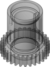 GET INSTANT QUOTE插图1 CNC gear part IGS drawing