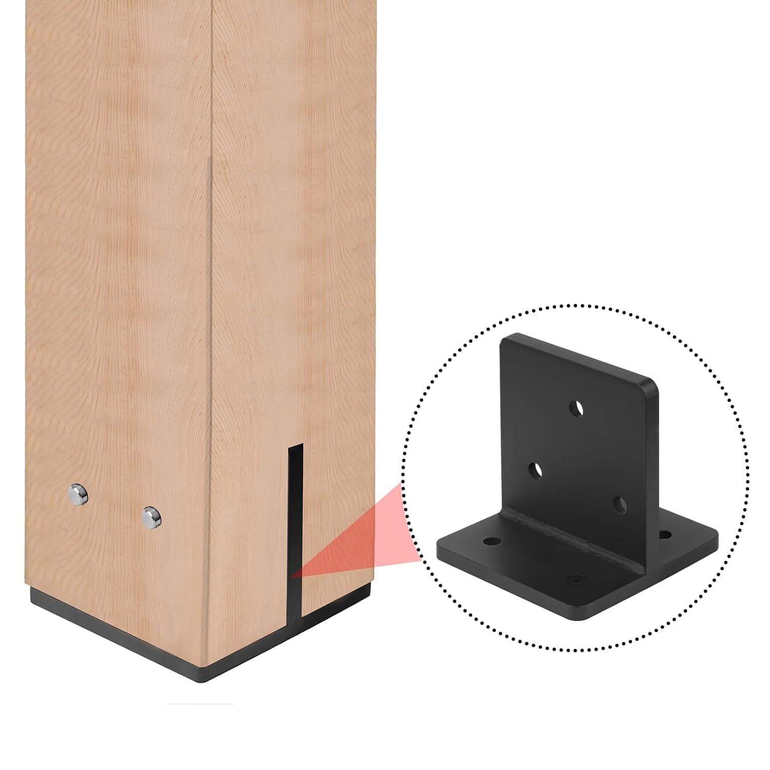 Heavy-Duty Steel Corner Bracket