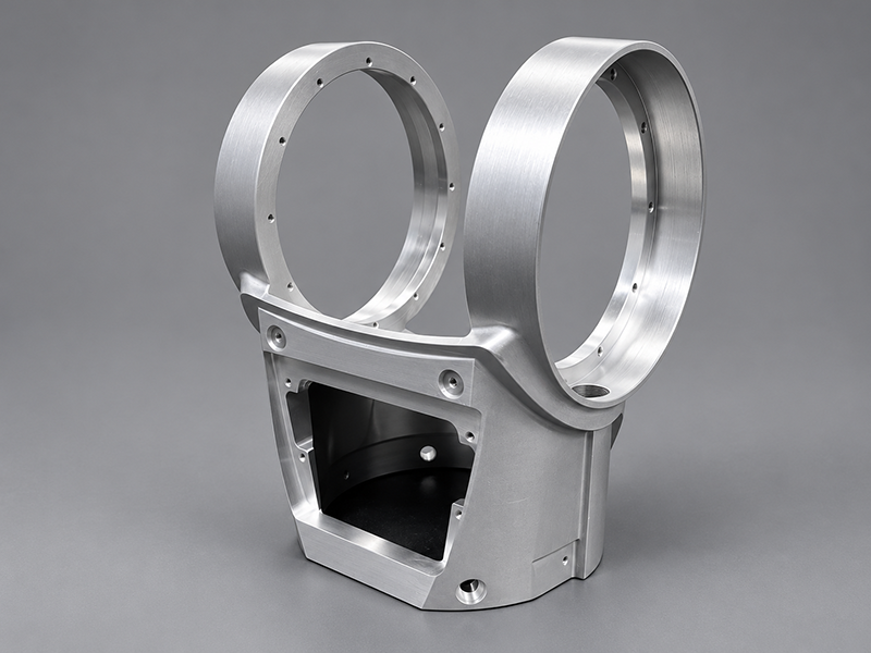 5-Axis CNC Machined Aluminum Robot Housing