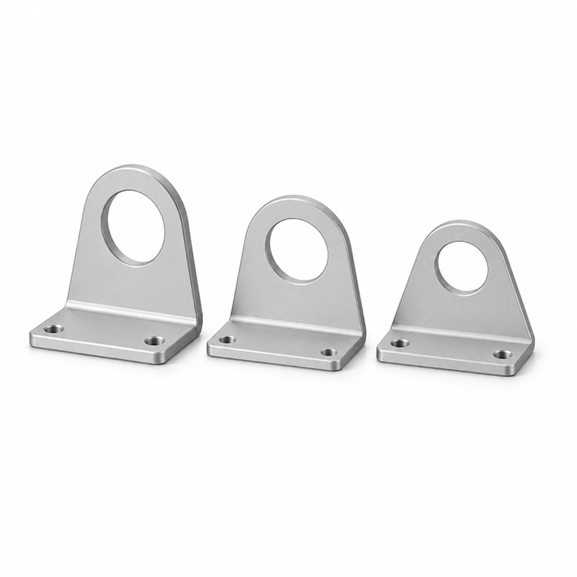 L-Shaped Metal Sensor Mounting Bracket